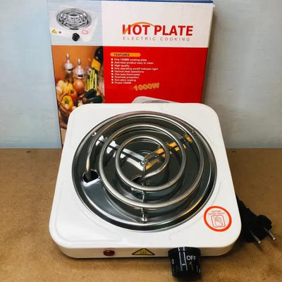Portable Electric Hot Plate - 1 Pc Stainless Steel Cooktop for Quick Meals
