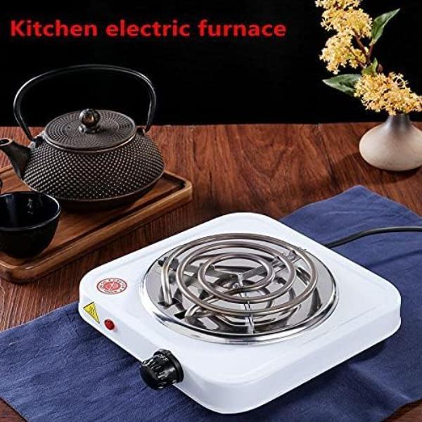 Portable Electric Hot Plate - 1 Pc Stainless Steel Cooktop for Quick Meals