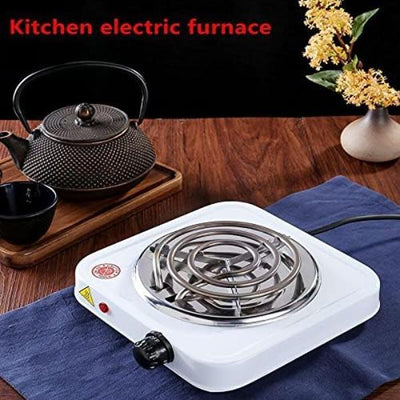 Portable Electric Hot Plate - 1 Pc Stainless Steel Cooktop for Quick Meals