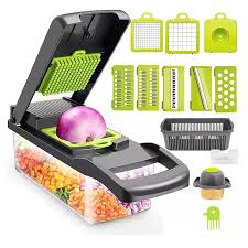 Multifunctional Vegetable Slicer Cutter & Shredder with Basket