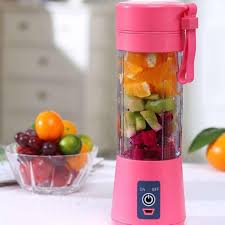 Six Blade Portable USB Rechargeable Electric Juicer Blender Bottle