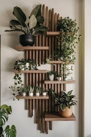 How to create a wooden panel wall with shelves?